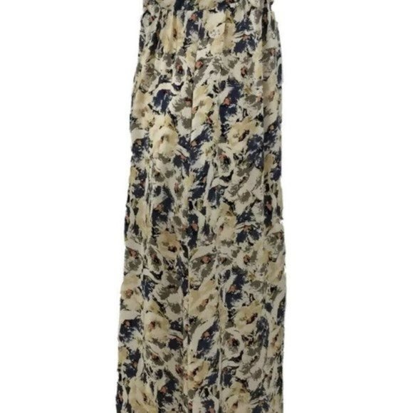 Moulinette Soeurs Floral Ruffle Silk Maxi Dress by Anthropologie Size 2 EUC! - Picture 8 of 13
